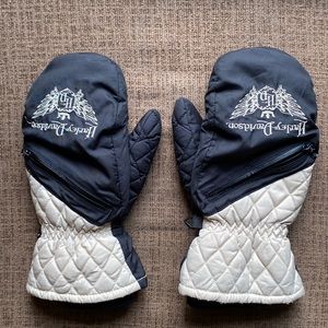Harley Davidson Embroidered Mittens